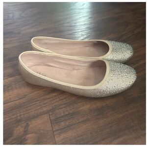 Style & Co Gold Flats with Metallic Sheen